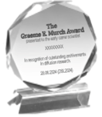 Graeme E. Murch Award trophy at DSL conference
